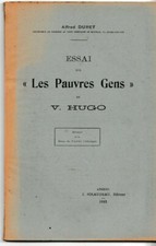 DURET - ESSAI SUR "LES PAUVRES