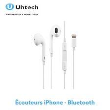 Écouteurs iPhone 7 8 Plus X XR 12 Casque Micro Contrôle volume Bluetooth - Vrac