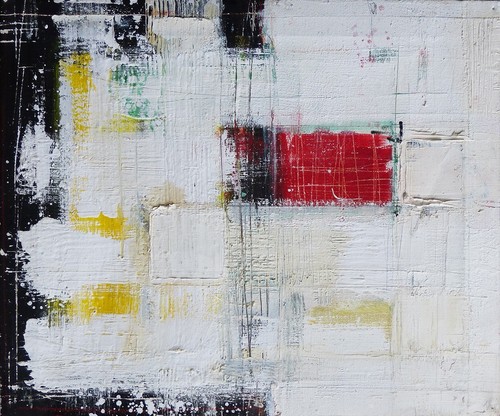 Peinture abstraite sur toile
