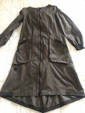 Magnifique Imper Long  Capuche Modèle BREST COP COPINE  Taille 38 Kaki Rayures