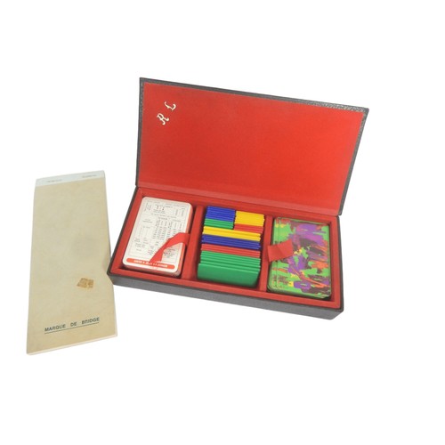 Ancien coffret jeu bridge - coffret, de