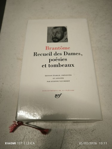 Pléiade brantome recueil - pléiade,