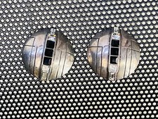 Boucles d'oreilles clips Style Art Déco COMPTOIR DE LA BANQUISE Vintage 1990s