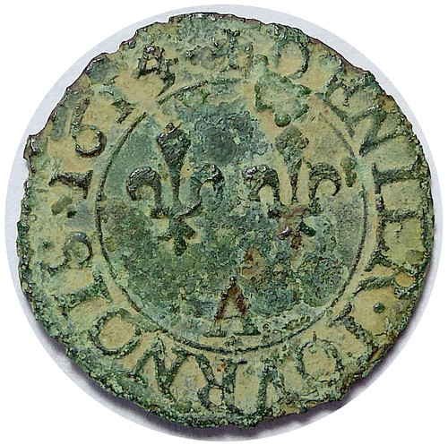 Louis xiii denier tournois - denier,