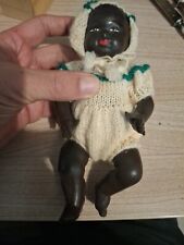 Baigneur poupon noir Petitcollin ancien 20 cm ,  France