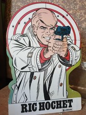PLV ancien RIC HOCHET en carton pour librairie BD