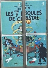 RARE - PUZZLE 4 TÉLÉCARTES TINTIN - LES 7 BOULES DE CRISTAL - TIRAGE 500 Ex.