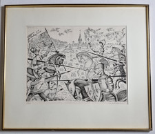 Gravure signée Rémy