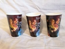 3 Gobelets en plastique "Festival du Jeu" "RPGers" Roleplay