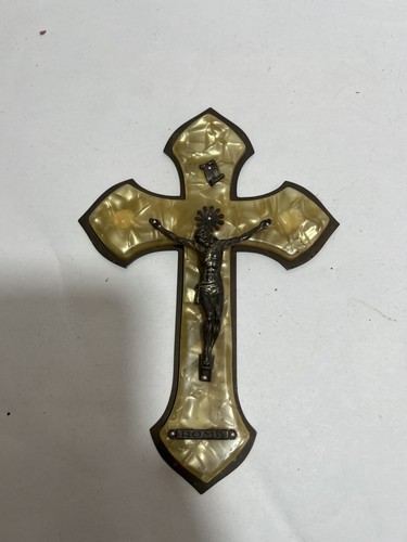 Crucifix antique bois - crucifix,