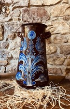 Superbe et monumental pot à parapluies en grès signé Wim Mühlendick 1974