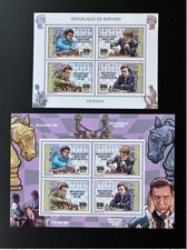 Burundi 2014 / 2015 Mi. 3495 - 3498 Echecs Chess Xadres Kasparov Carlsen Karpov