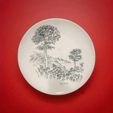 Assiette porcelaine d'après Raoul Dufy by spadem 1968 Moulin De Vauboyen Bièvres