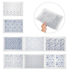  Lot de 8 feuilles de papier