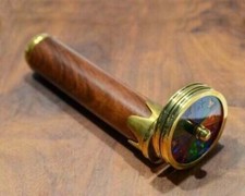 Kaléidoscope en laiton fait