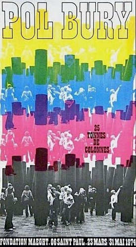 Bury pol affiche originale - bury,