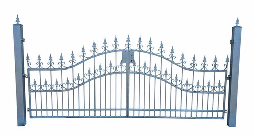 Jardin porte fer métal - fer,