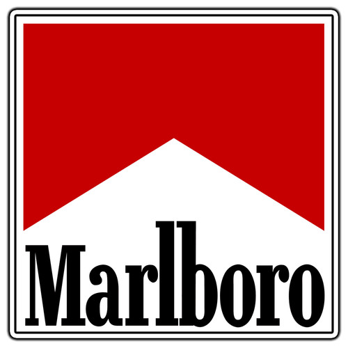 Marlboro logo sticker - #2,