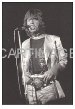 ROLLING STONES carte postale n° C 127 Brian Mick JAGGER (noir et blanc)