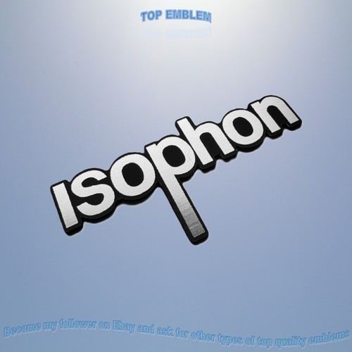 Isophon emblème badge - isophon,
