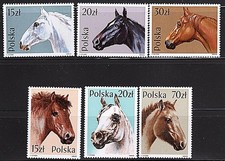 Pologne 1989 Chevaux
