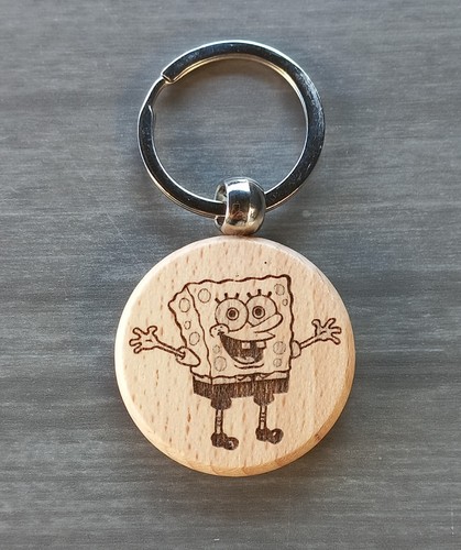 Porte clé style - style, bois