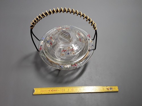 Ancienne bonbonnière verre - ancienne,