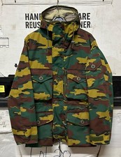 GENUINE BELGIUM ARMY ARKTIS B110 SMOCK WINDPROOF JIGSAW CAMO MINT NEW !!! MEDIUM