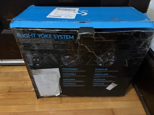 Logitech flight yoke system - logitech,