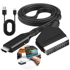 Convertisseur Péritel vers HDMI, Adaptateur Peritel vers HDMI avec Câble HD 1...