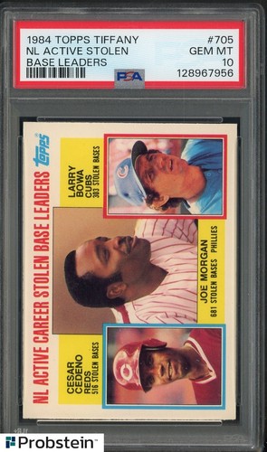 1984 topps tiffany - tiffany, #705