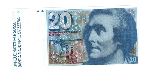 Suisse switzerland billet - , 20