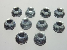 NOS anciens vintage 10 écrous de vélo BIANCHI MILANO M6 FREINS nuts