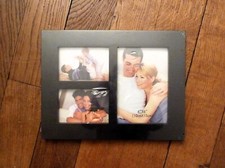 🌼 Cadre 3 Photos Marron