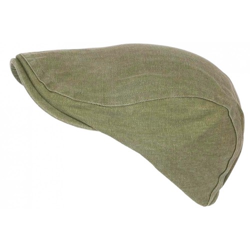 Beret casquette kaki coton - casquette, en