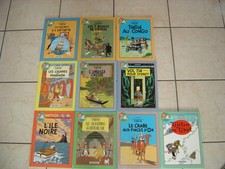 Collection de 10 Albums double Tintin