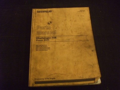 Cat caterpillar challenger 75e - cat,