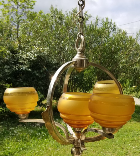 Lustre art déco - lustre,