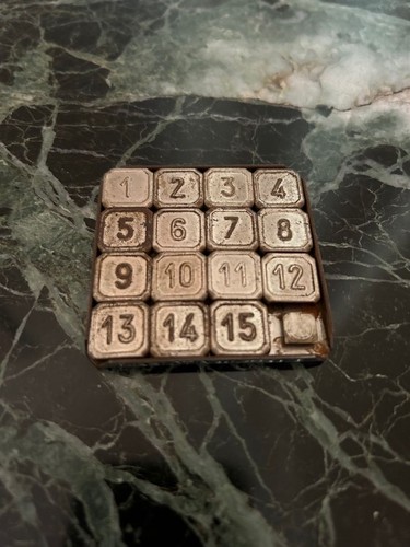Jeu taquin ancien casse - jeu, ancien,