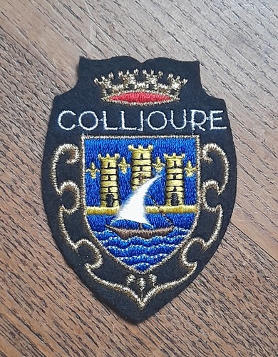 Ecusson brodé collioure - ecusson,