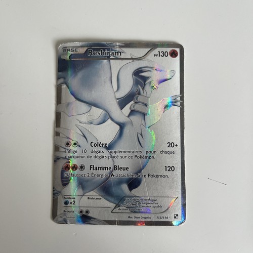 Carte pokémon reshiram - carte,