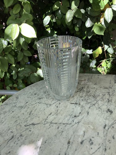 Ancien vase cristal - vase,