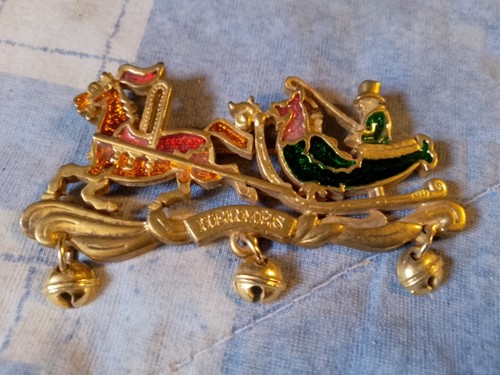 Broche hermes calèche - broche,