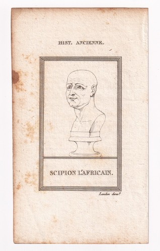 Portrait xixe scipio africanus - portrait,