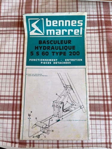 Manuel notice bennes marrel - manuel,