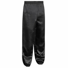 Wushu Noir Soie Pantalon Gi Pantalon Adultes Wu Shu Tai Chi Kung Fu Soies