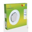 Spot Led Encastrable Complete Blanc Lumière Blanc Chaud 5W eq.50W ref.267