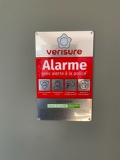 Plaque alarme Verisure neuve