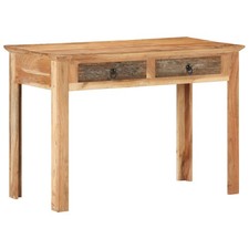 Bureau Bois de Récupération Massif Table d'Ordinateur Informatique vidaXL