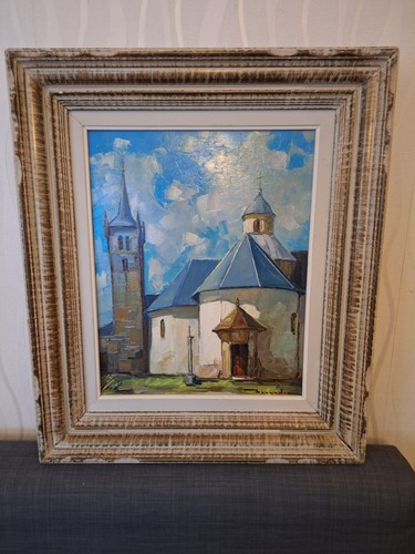 Tableau huile sur toile - huile,